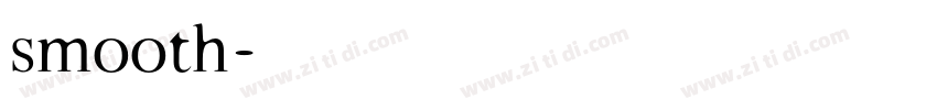 smooth字体转换