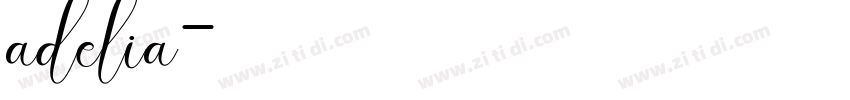 adelia字体转换