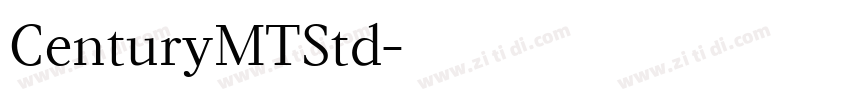 CenturyMTStd字体转换