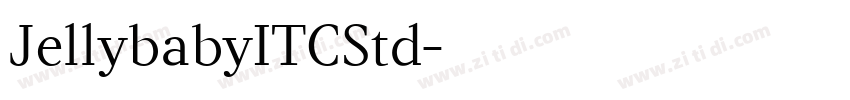 JellybabyITCStd字体转换
