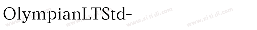 OlympianLTStd字体转换