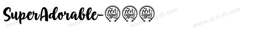 SuperAdorable字体转换