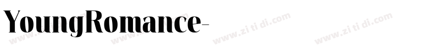 YoungRomance字体转换