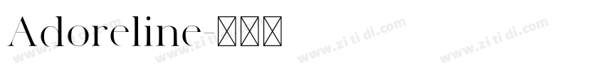 Adoreline字体转换