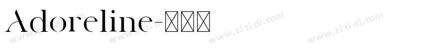 Adoreline字体转换