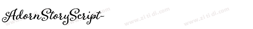 AdornStoryScript字体转换