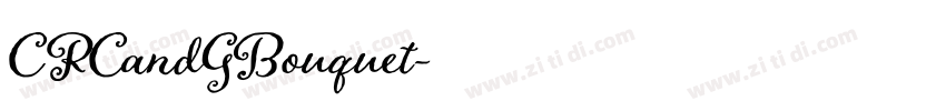CRCandGBouquet字体转换
