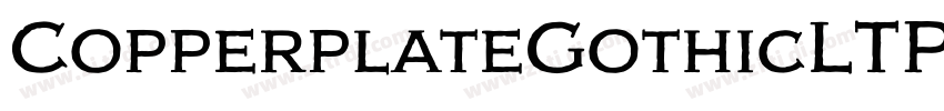 CopperplateGothicLTP字体转换