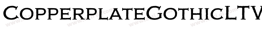 CopperplateGothicLTW字体转换