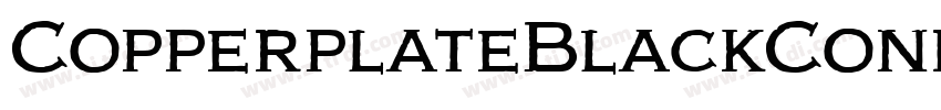 CopperplateBlackCond字体转换 CopperplateBlackCond字体转换