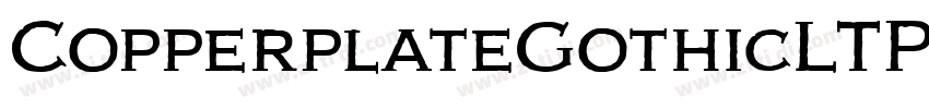 CopperplateGothicLTP字体转换