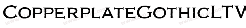 CopperplateGothicLTW字体转换