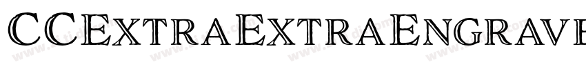 CCExtraExtraEngraved字体转换