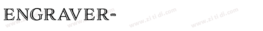 engraver字体转换