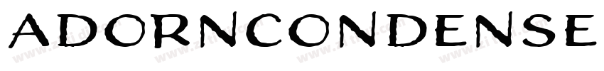 AdornCondensedSans字体转换