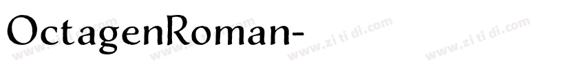 OctagenRoman字体转换
