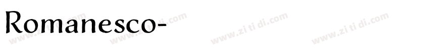 Romanesco字体转换