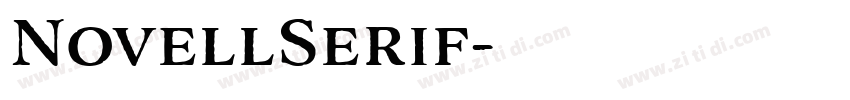 NovellSerif字体转换