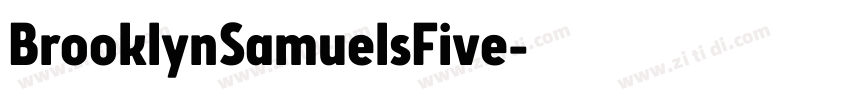 BrooklynSamuelsFive字体转换