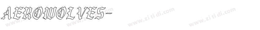 AeroWolves字体转换