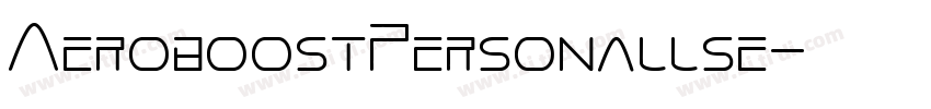AeroboostPersonallse字体转换