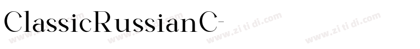 ClassicRussianC字体转换