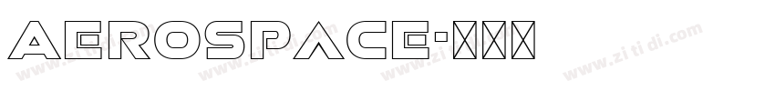 Aerospace字体转换