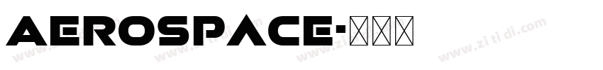 Aerospace字体转换