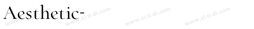 Aesthetic字体转换