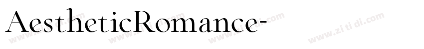 AestheticRomance字体转换