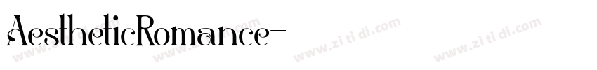 AestheticRomance字体转换