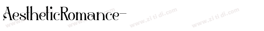 AestheticRomance字体转换