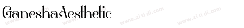 GaneshaAesthetic字体转换
