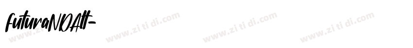 FuturaNDAlt字体转换