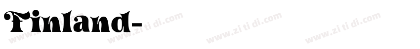 Finland字体转换