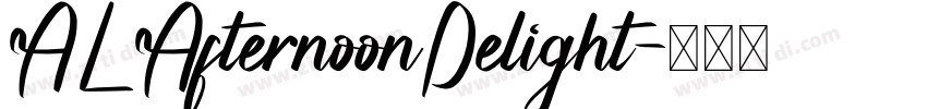 ALAfternoonDelight字体转换