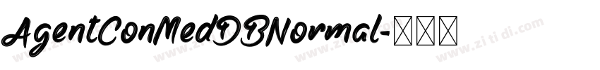 AgentConMedDBNormal字体转换