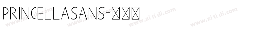 PrincellaSans字体转换