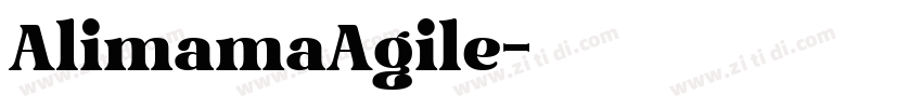 AlimamaAgile字体转换