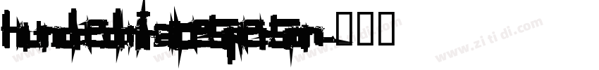 HundredMiracesPERSON字体转换