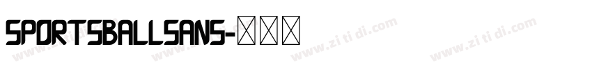 SportsballSans字体转换