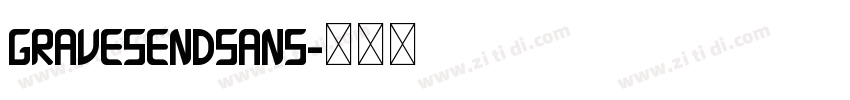 GravesendSans字体转换