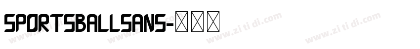 SportsballSans字体转换