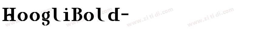 HoogliBold字体转换