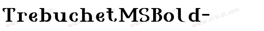 TrebuchetMSBold字体转换 TrebuchetMSBold字体转换