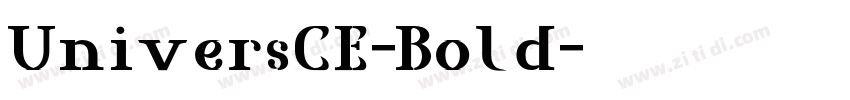 UniversCE-Bold字体转换 UniversCE-Bold字体转换