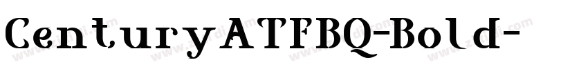 CenturyATFBQ-Bold字体转换