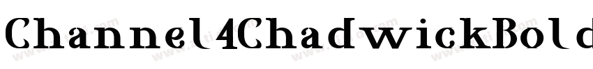 Channel4ChadwickBold字体转换