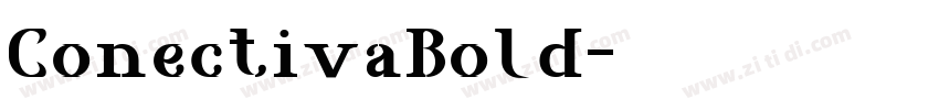 ConectivaBold字体转换