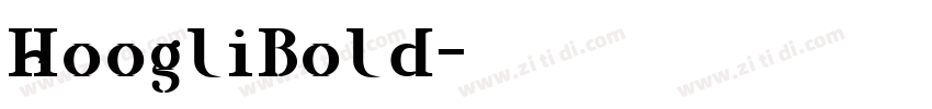 HoogliBold字体转换
